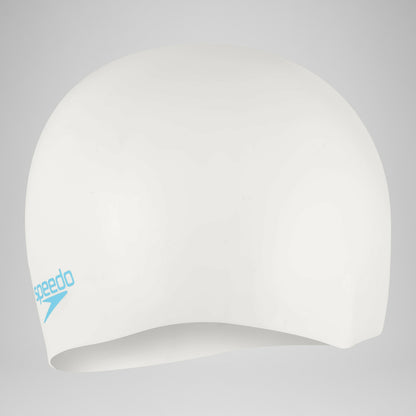 Plain Moulded Silicone Junior Cap White | Speedo