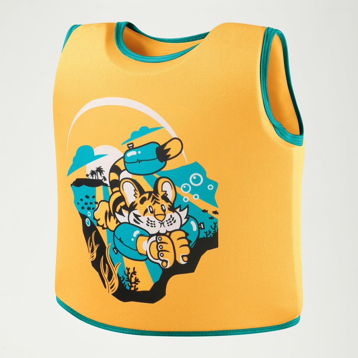 Infant Learn to Swim Aanadi Bengali Tiger Cub Float Vest Orange | Speedo