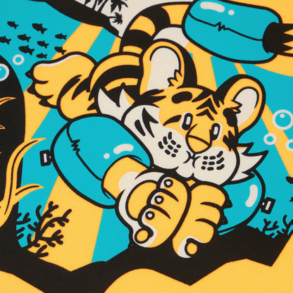 Infant Learn to Swim Aanadi Bengali Tiger Cub Float Vest Orange | Speedo