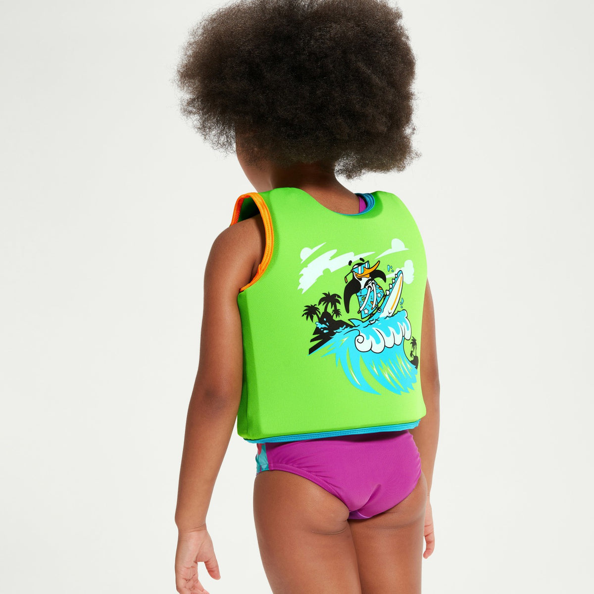 Infant Learn to Swim Chima African Penguin Float Vest Green | Speedo