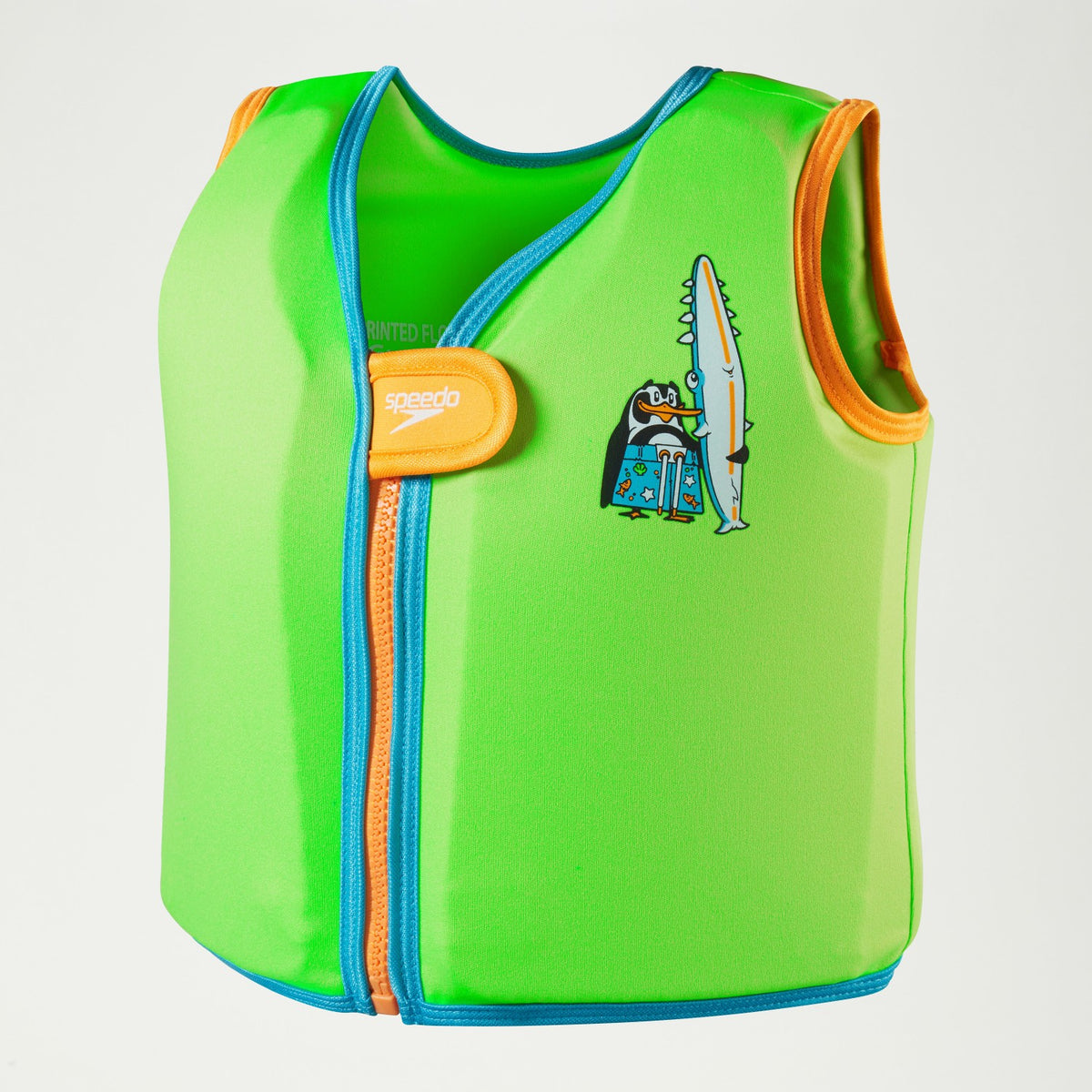 Infant Learn to Swim Chima African Penguin Float Vest Green | Speedo