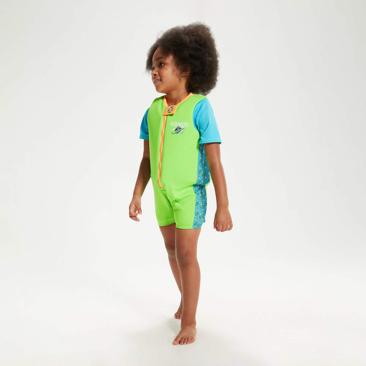 Infant Learn to Swim Chima African Penguin Float Suit Green | Speedo