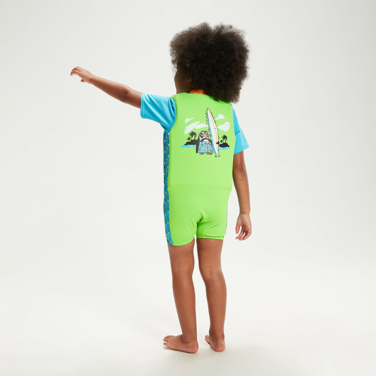 Infant Learn to Swim Chima African Penguin Float Suit Green | Speedo