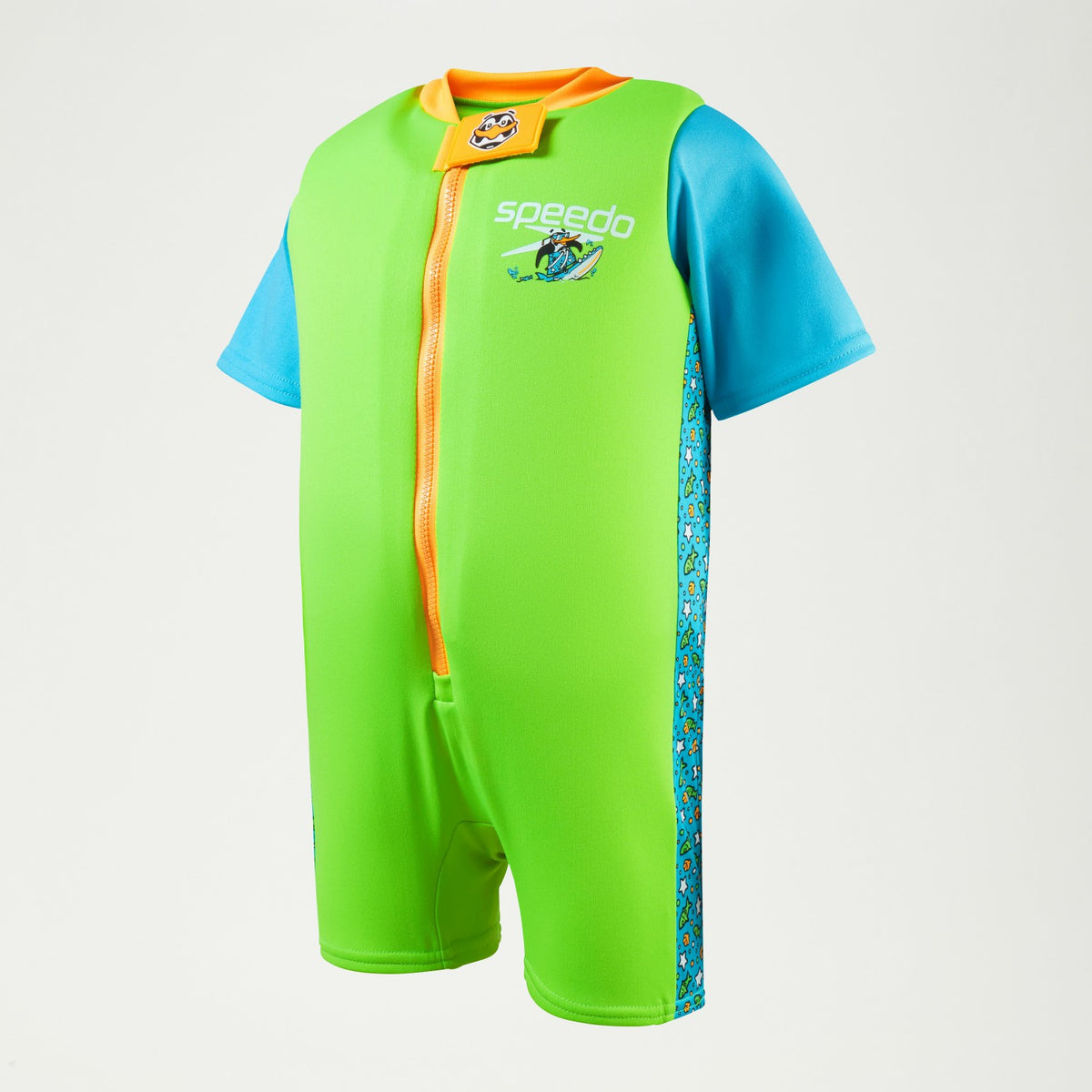 Infant Learn to Swim Chima African Penguin Float Suit Green | Speedo