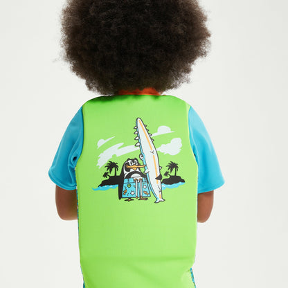 Infant Learn to Swim Chima African Penguin Float Suit Green | Speedo