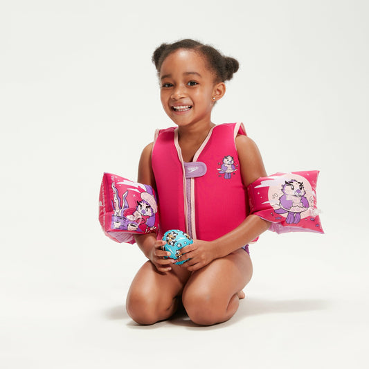 Infant Learn to Swim Aria Sea Otter Float Vest Pink | Speedo