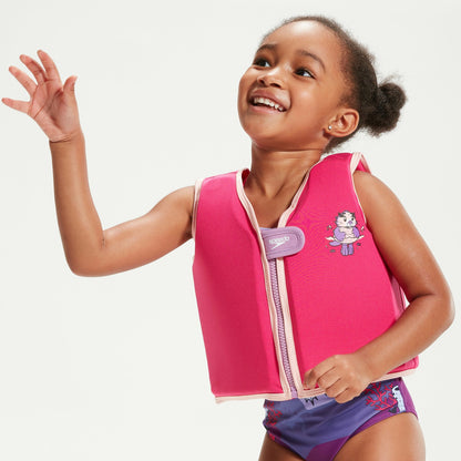 Infant Learn to Swim Aria Sea Otter Float Vest Pink | Speedo