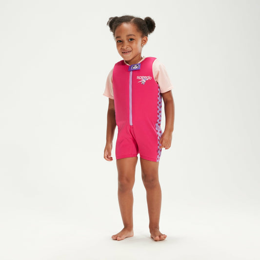 Infant Learn to Swim Aria Sea Otter Float Suit Pink | Speedo