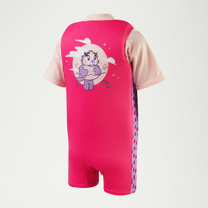 Infant Learn to Swim Aria Sea Otter Float Suit Pink | Speedo
