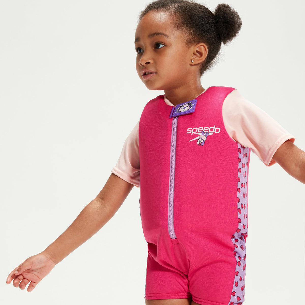 Infant Learn to Swim Aria Sea Otter Float Suit Pink | Speedo