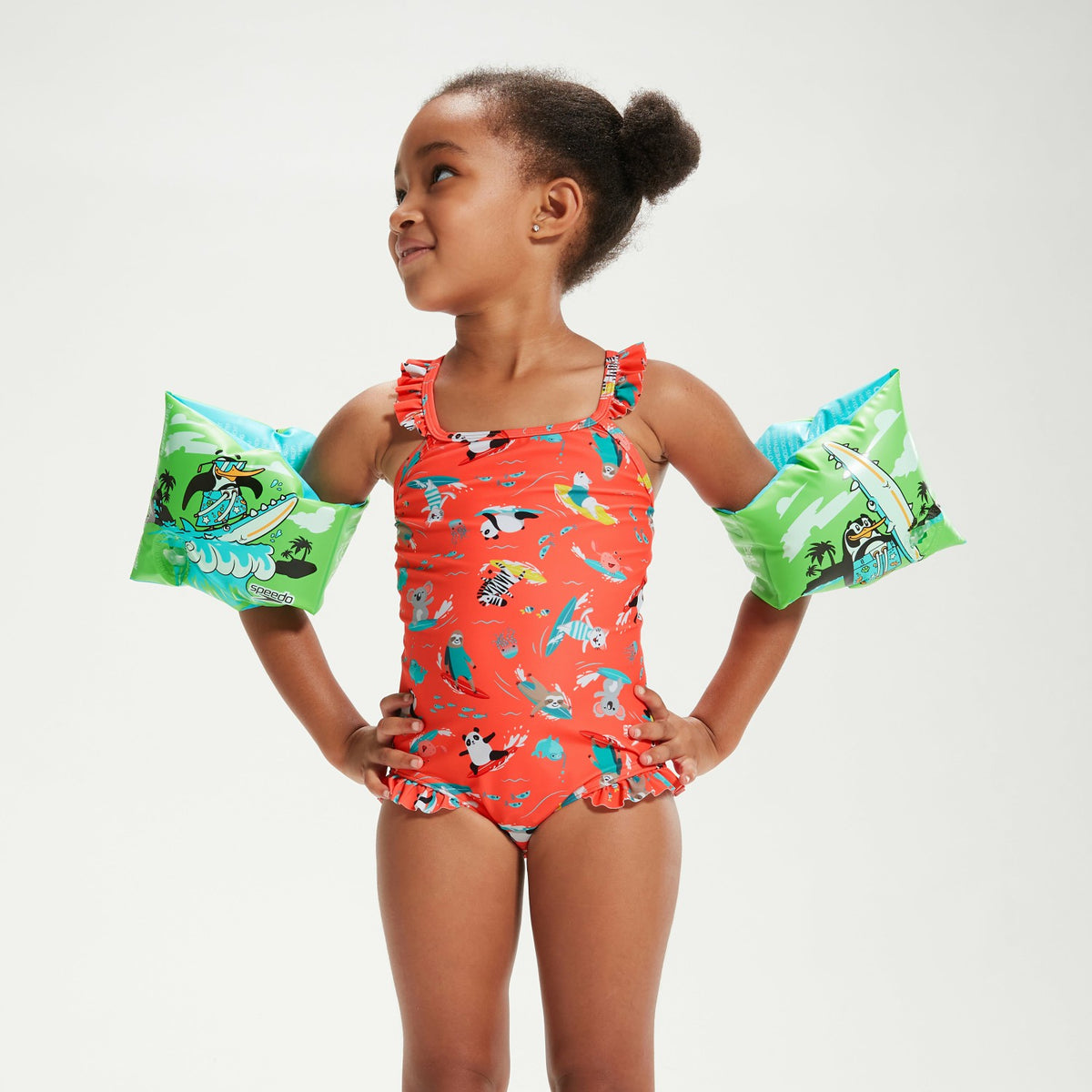 Learn to Swim Chima African Penguin Armbands | Speedo