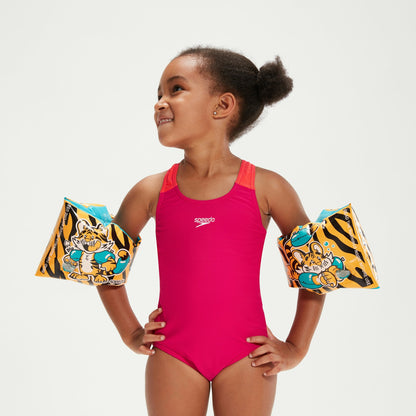 Infant Learn to Swim Aanadi Bengali Tiger Cub Armbands | Speedo