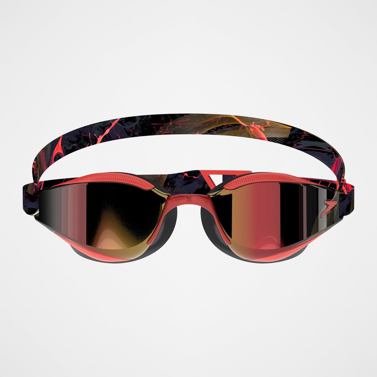 Adult Fastskin Hyper Elite Mirrored Goggles Smoke/Red | Speedo