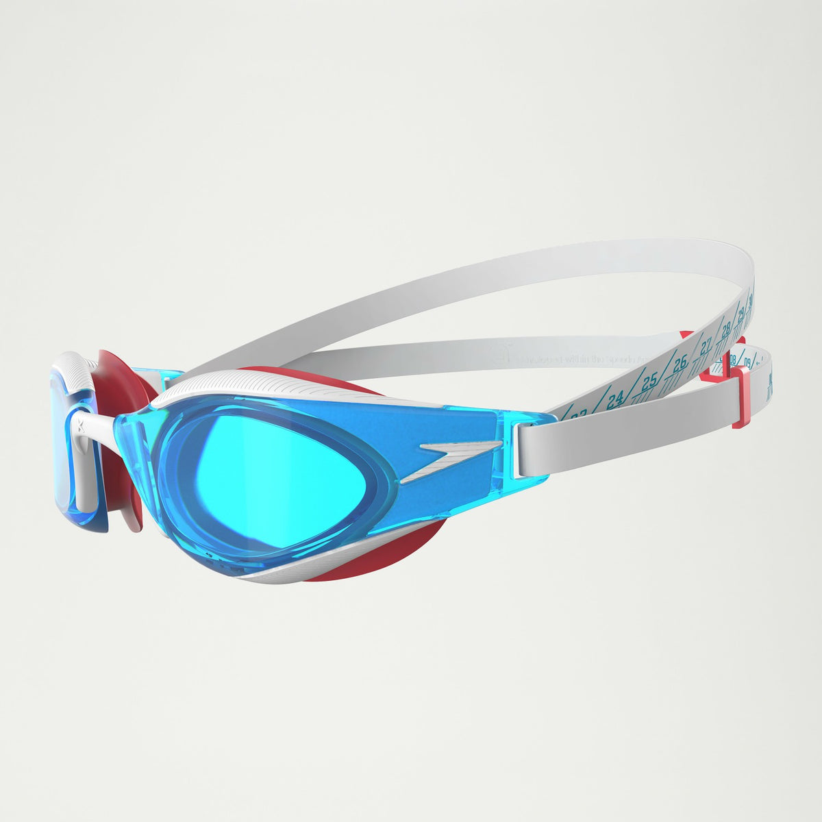 Adult Fastskin Hyper Elite Goggles White/Blue/Red | Speedo