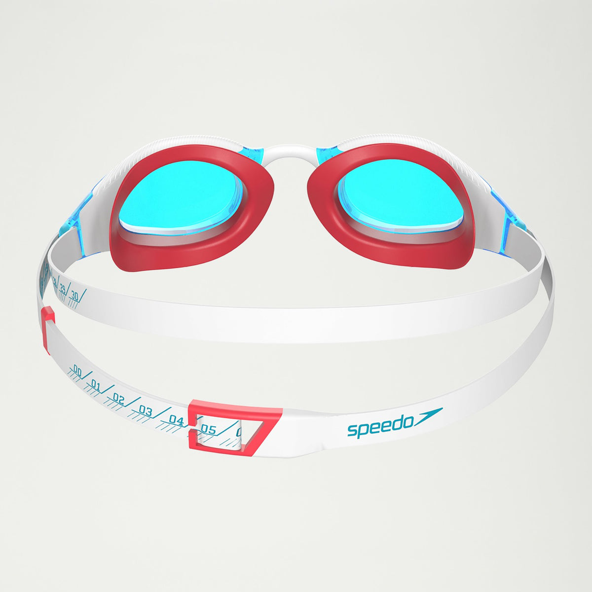 Adult Fastskin Hyper Elite Goggles White/Blue/Red | Speedo