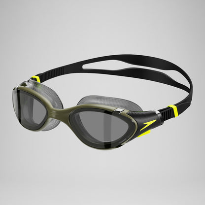 Adult Biofuse 2.0 Polarised Goggles Dark Green/Yellow | Speedo