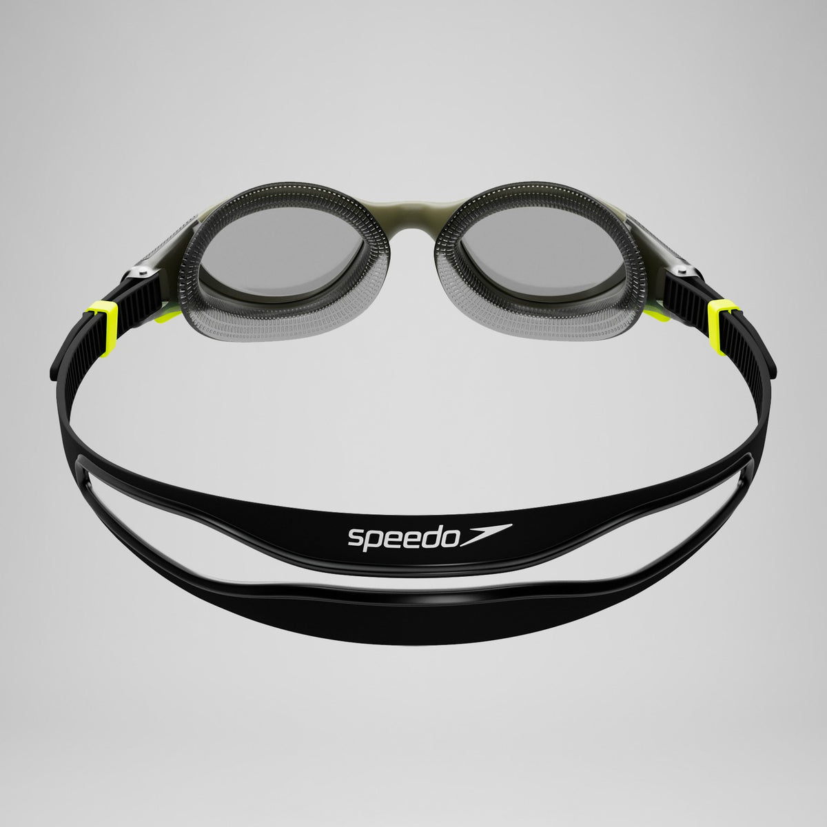 Adult Biofuse 2.0 Polarised Goggles Dark Green/Yellow | Speedo