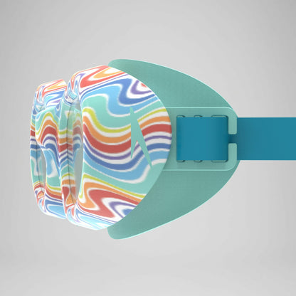 Junior Futura Hydrospex Printed Goggles Rainbow/Clear | Speedo