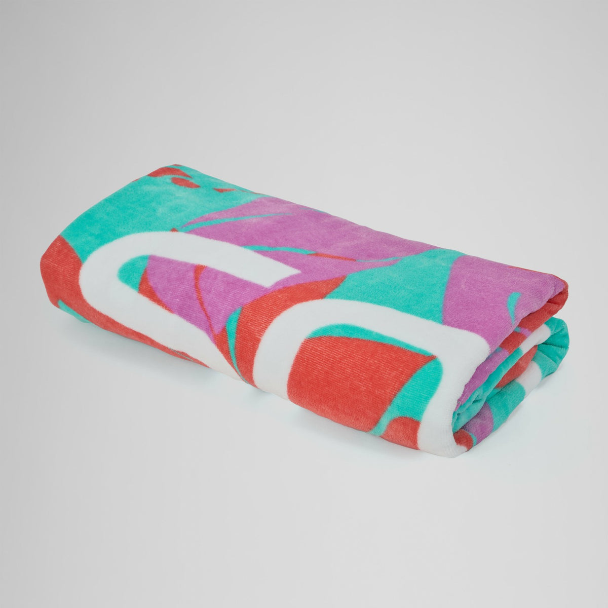 Printed Beach Towel Turquoise/Pink | Speedo