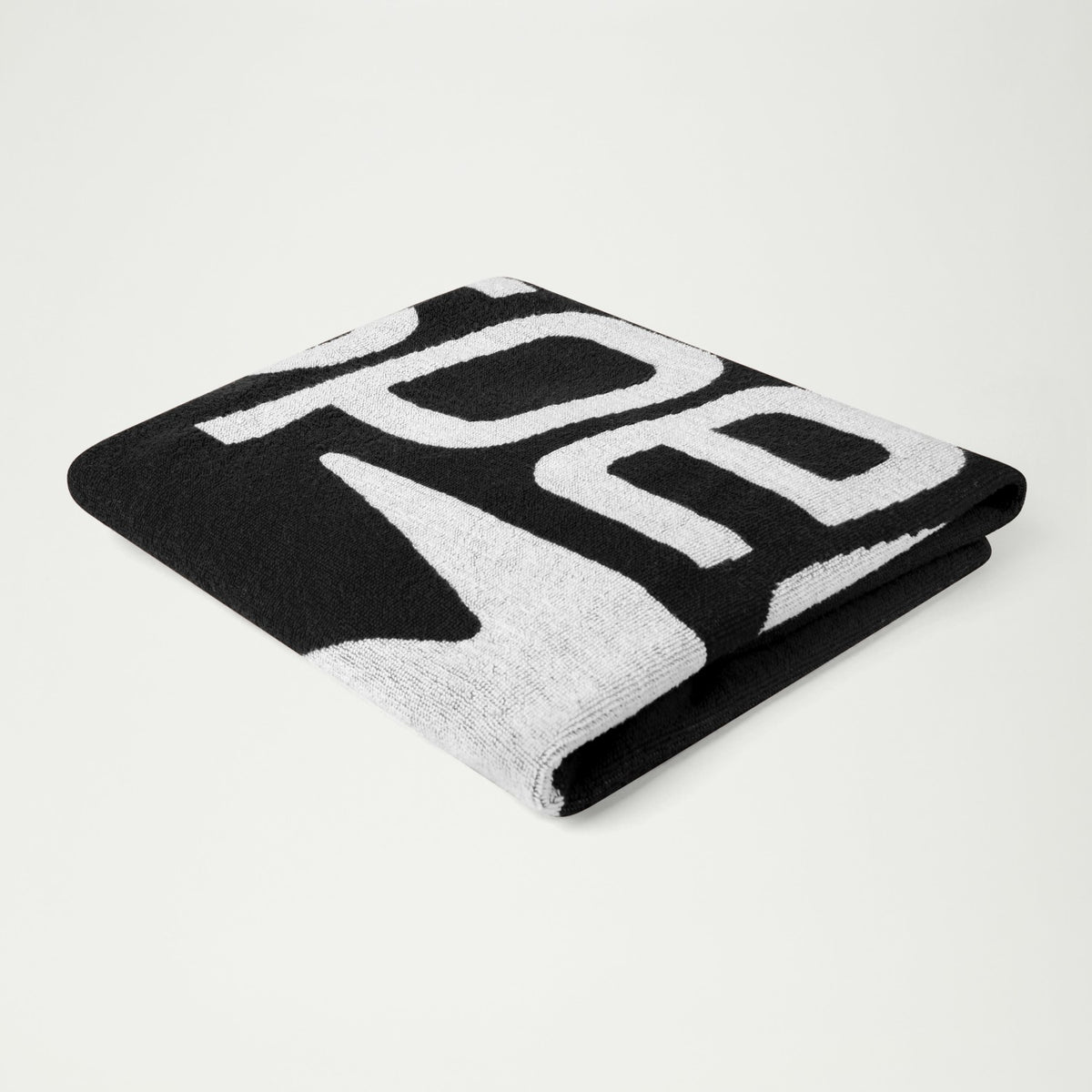 Speedo Logo Towel Black/White | Speedo