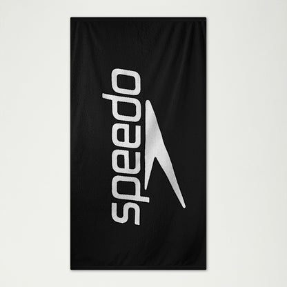 Speedo Logo Towel Black/White | Speedo