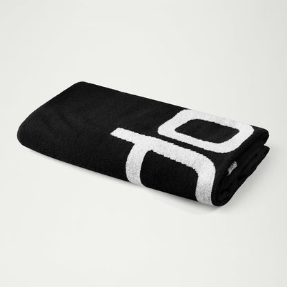 Speedo Logo Towel Black/White | Speedo