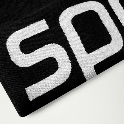 Speedo Logo Towel Black/White | Speedo