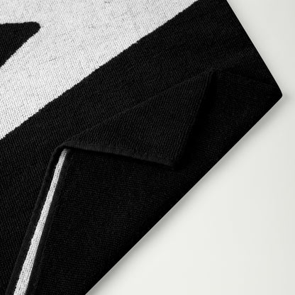Speedo Logo Towel Black/White | Speedo