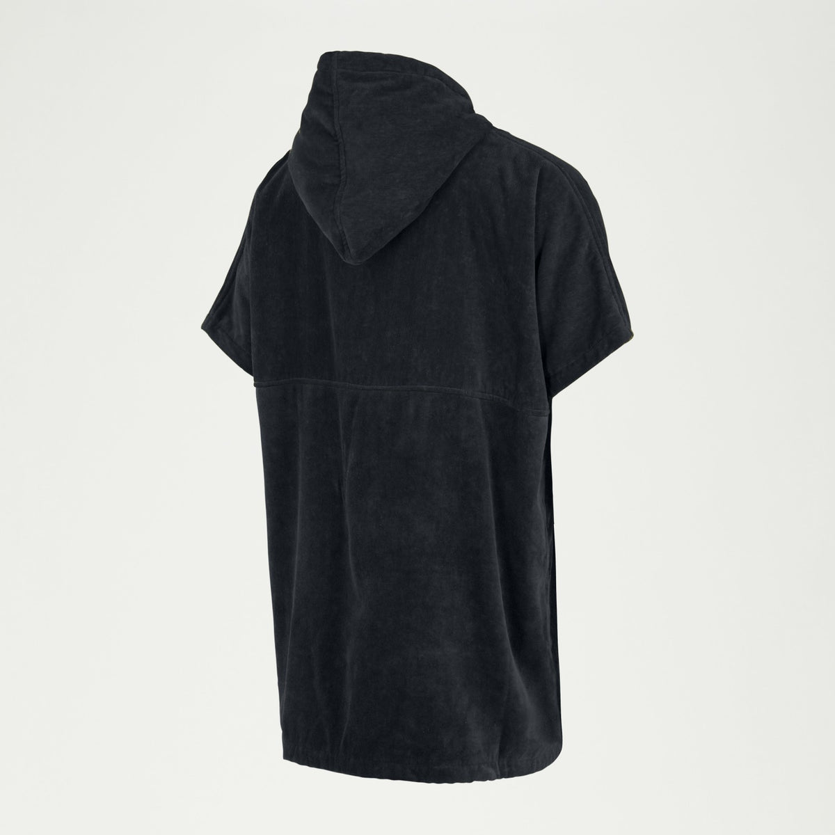Adult Towel Swim Poncho Black/Yellow | Speedo