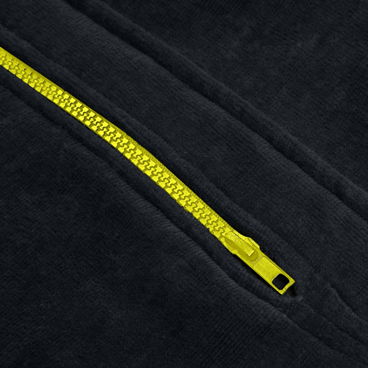 Adult Towel Swim Poncho Black/Yellow | Speedo