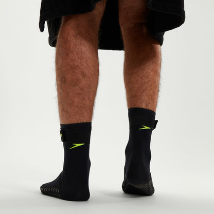 Adult Swim Socks Black/Yellow | Speedo