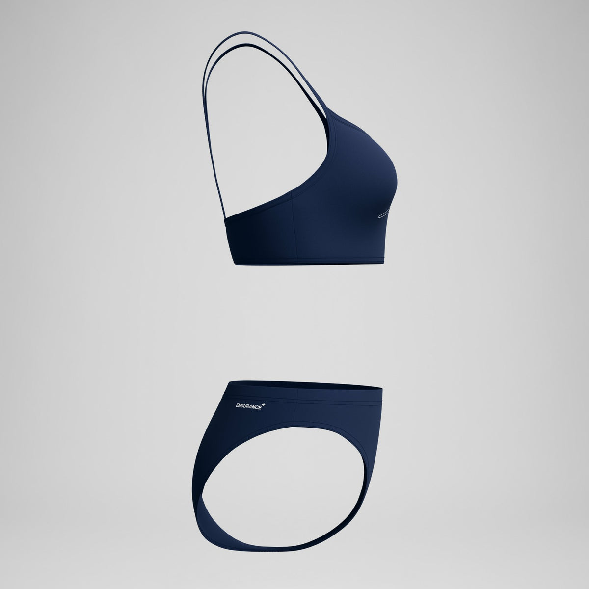 Endurance+ Logo Thinstrap Bikini Set Navy | Speedo