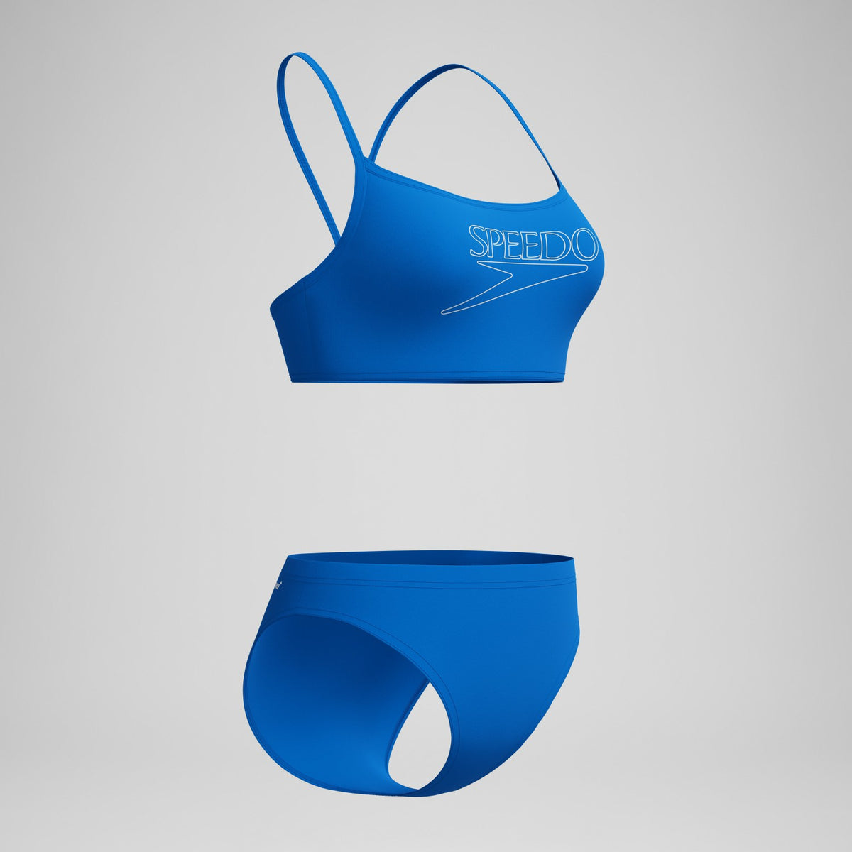 Endurance+ Logo Thinstrap Bikini Set Blue | Speedo