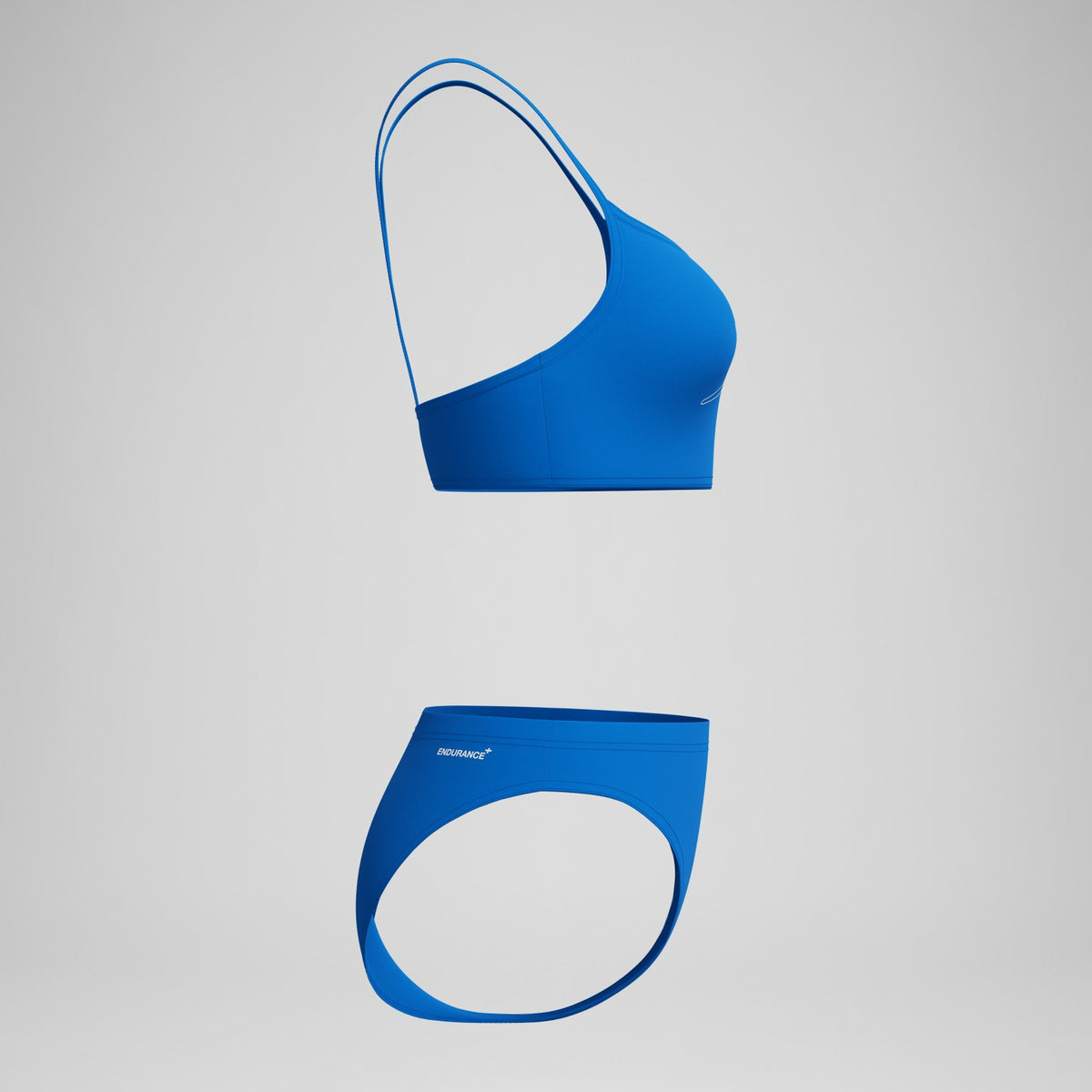 Endurance+ Logo Thinstrap Bikini Set Blue | Speedo