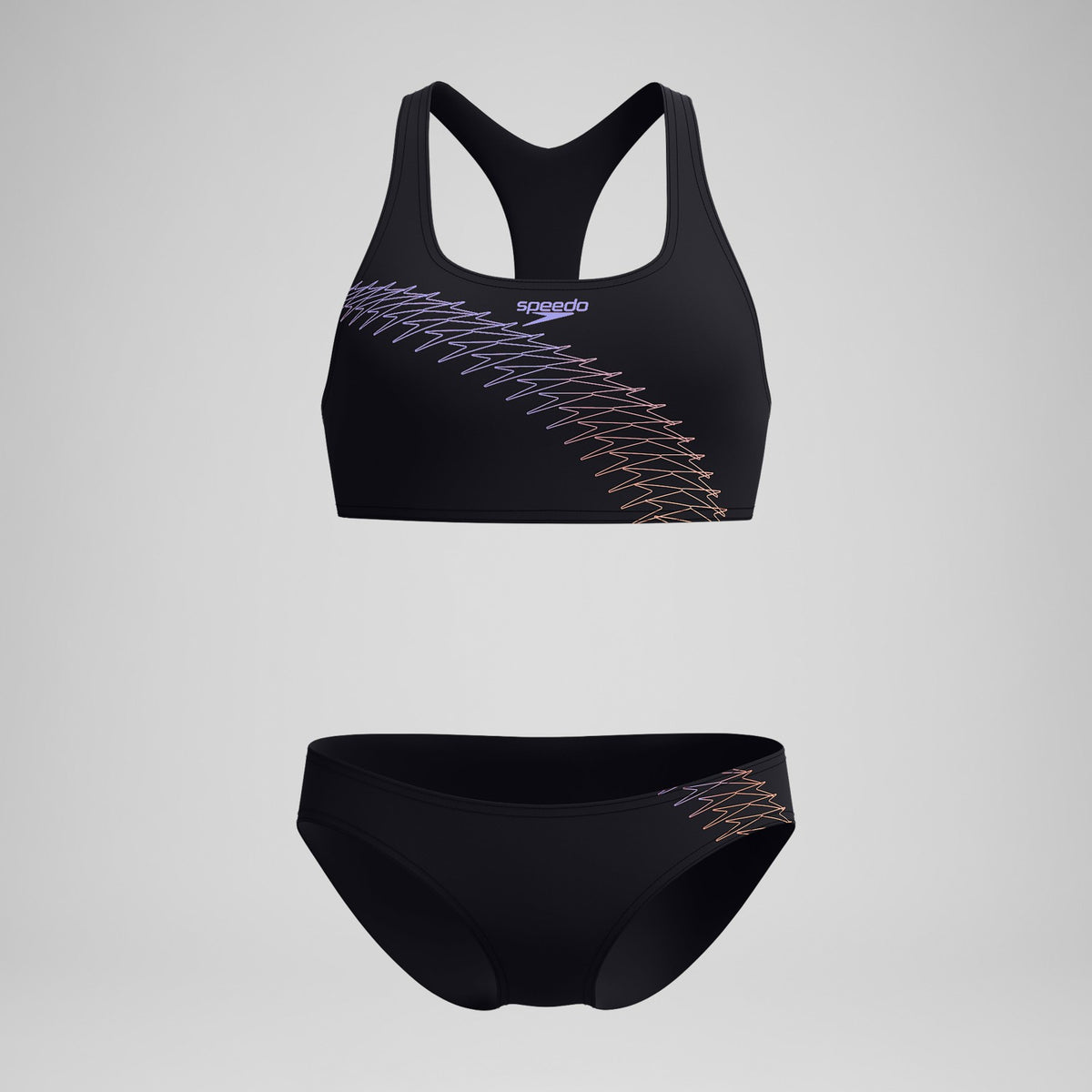 Placement Bikini Set Black/Peach | Speedo