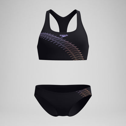 Placement Bikini Set Black/Peach | Speedo