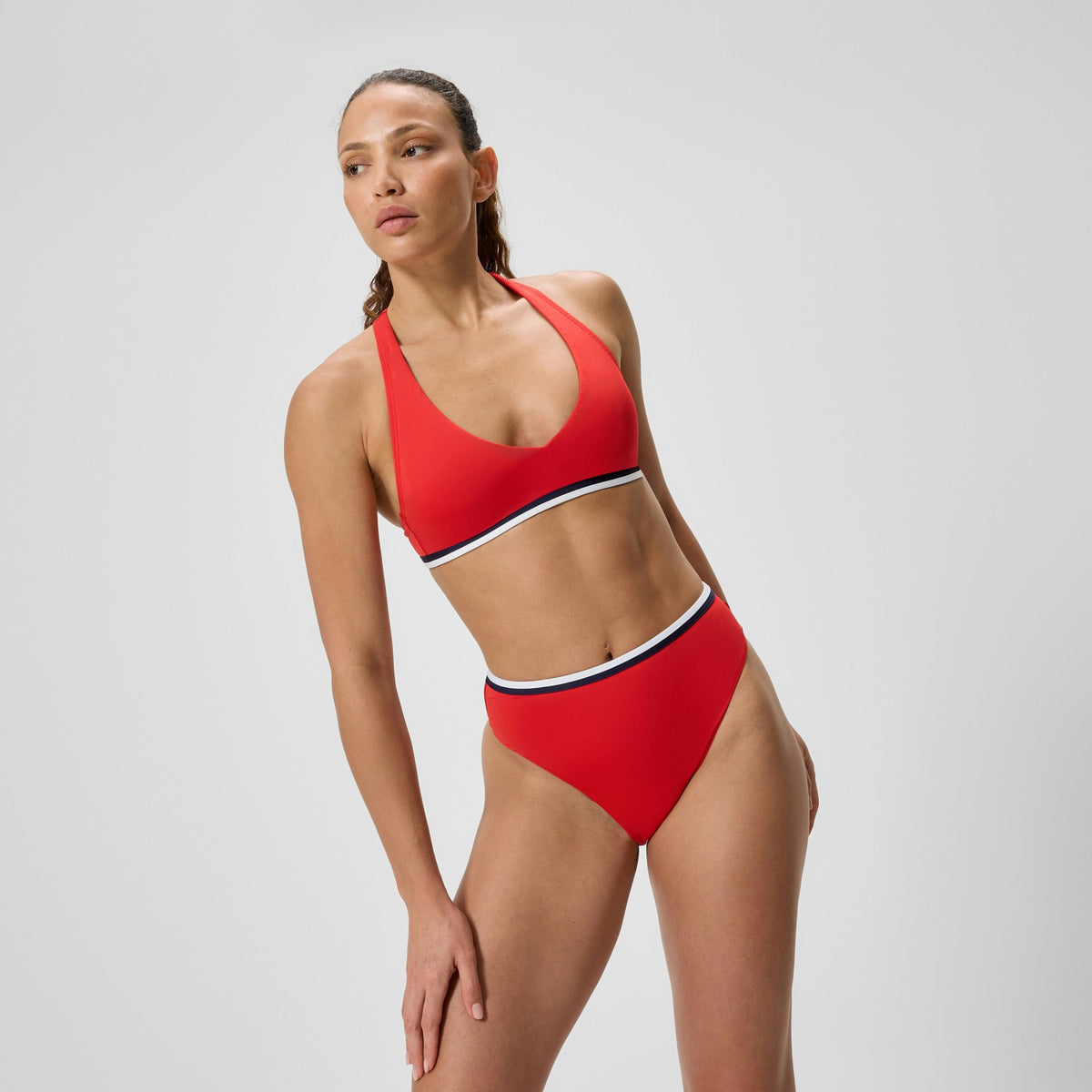 Jetstream Bikini Bottom Red/White | Speedo
