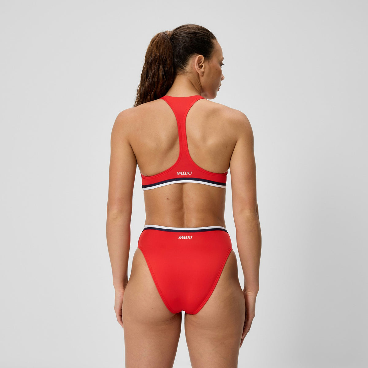 Jetstream Bikini Bottom Red/White | Speedo