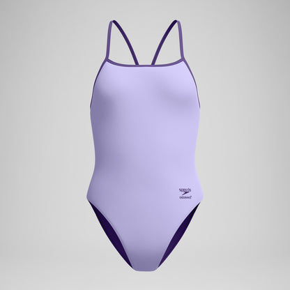 Club Training Turnback Swimsuit Lavender | Speedo