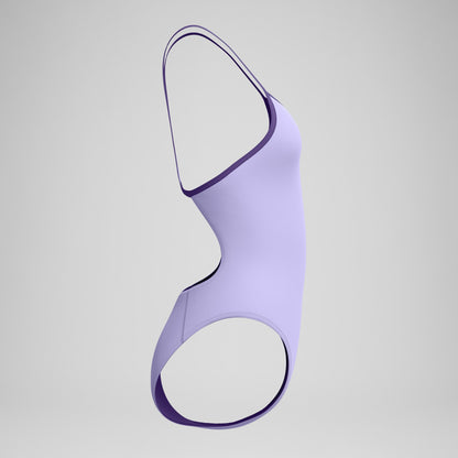 Club Training Turnback Swimsuit Lavender | Speedo