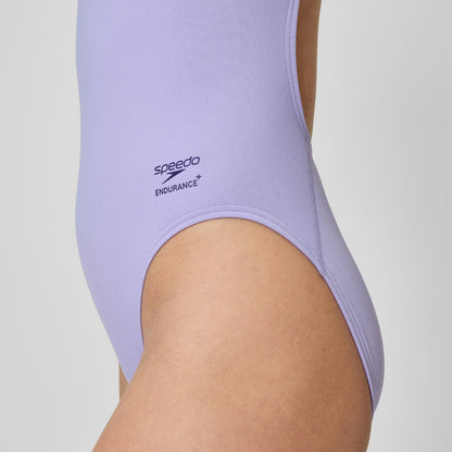 Club Training Turnback Swimsuit Lavender | Speedo
