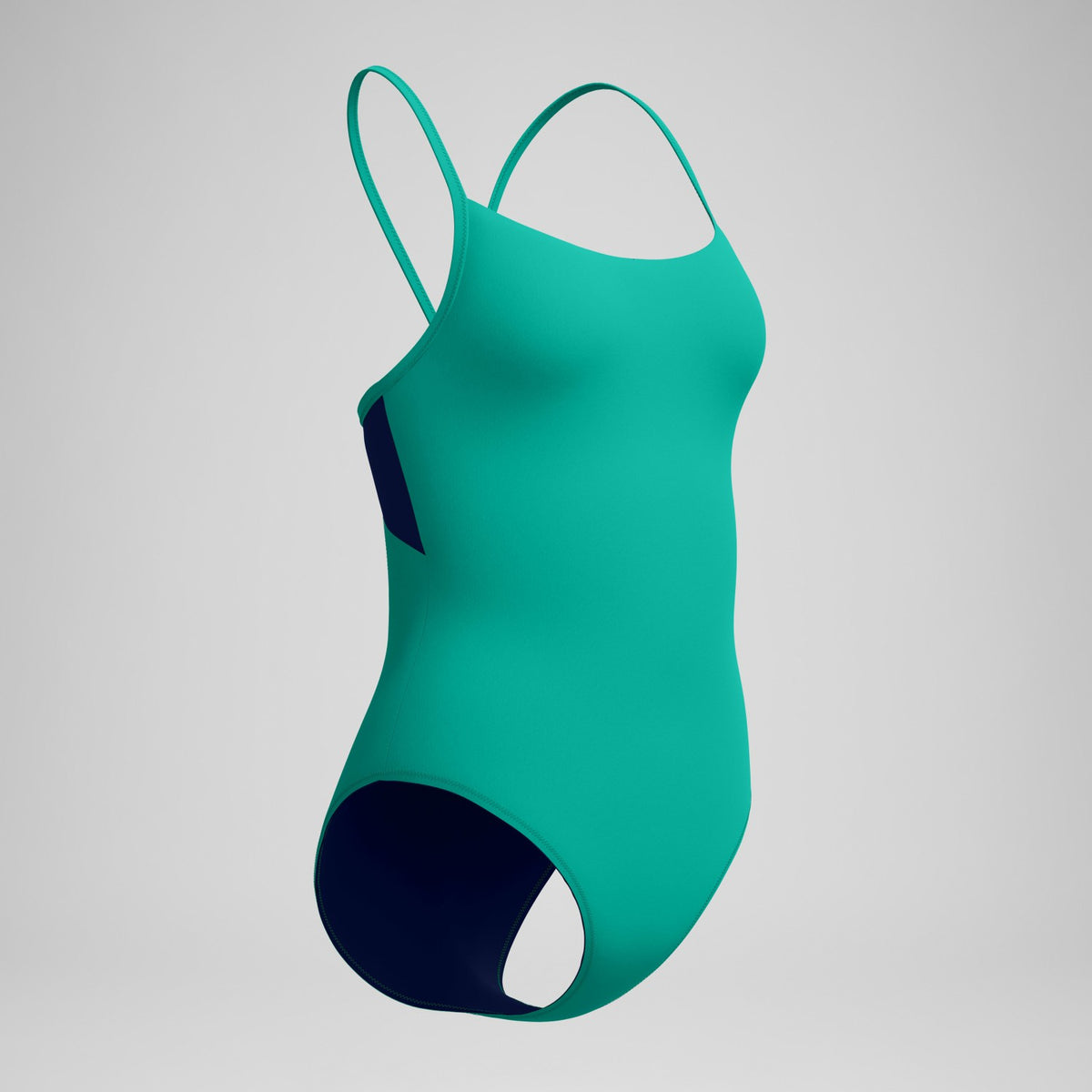 Solid Racerback Swimsuit Teal/Navy | Speedo
