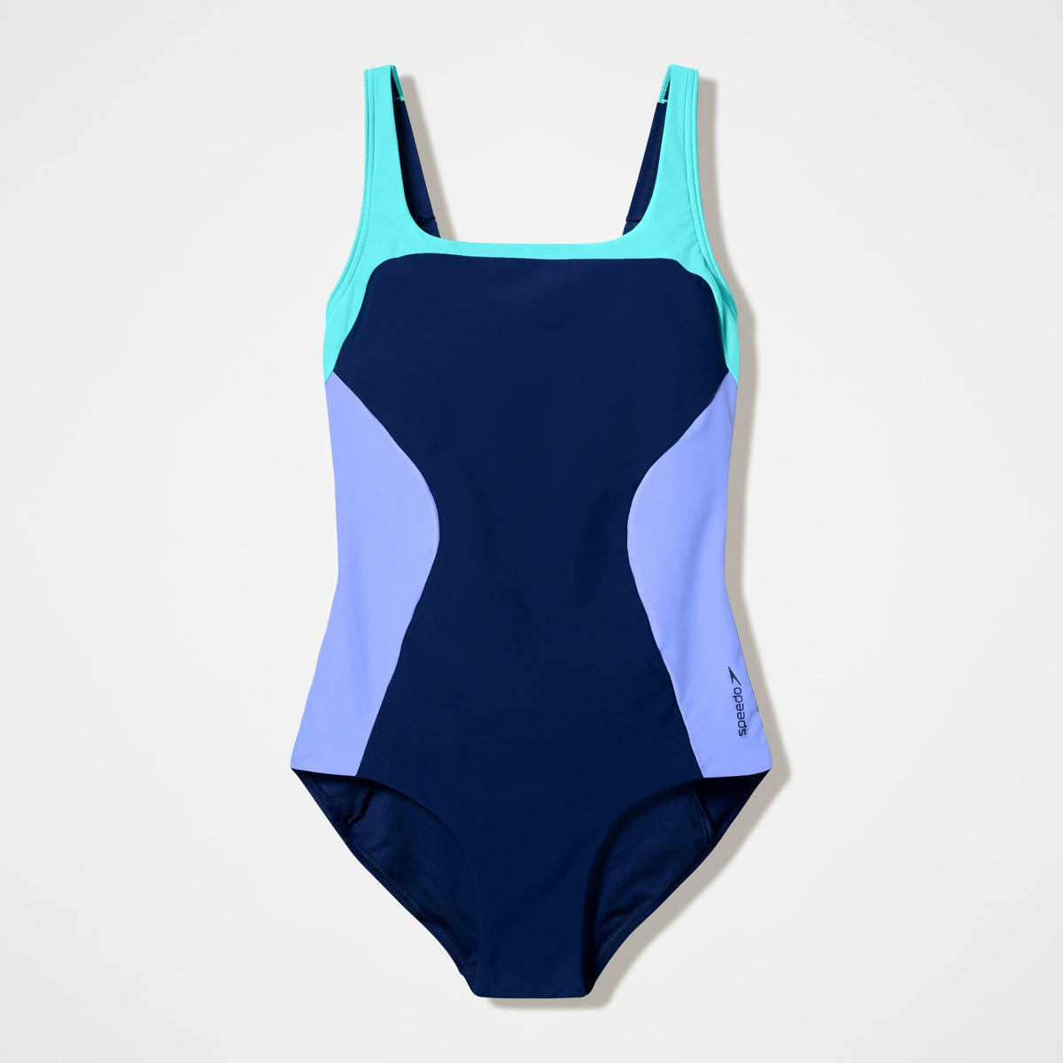 Colourblock Contour Swimsuit Navy/Turquoise | Speedo