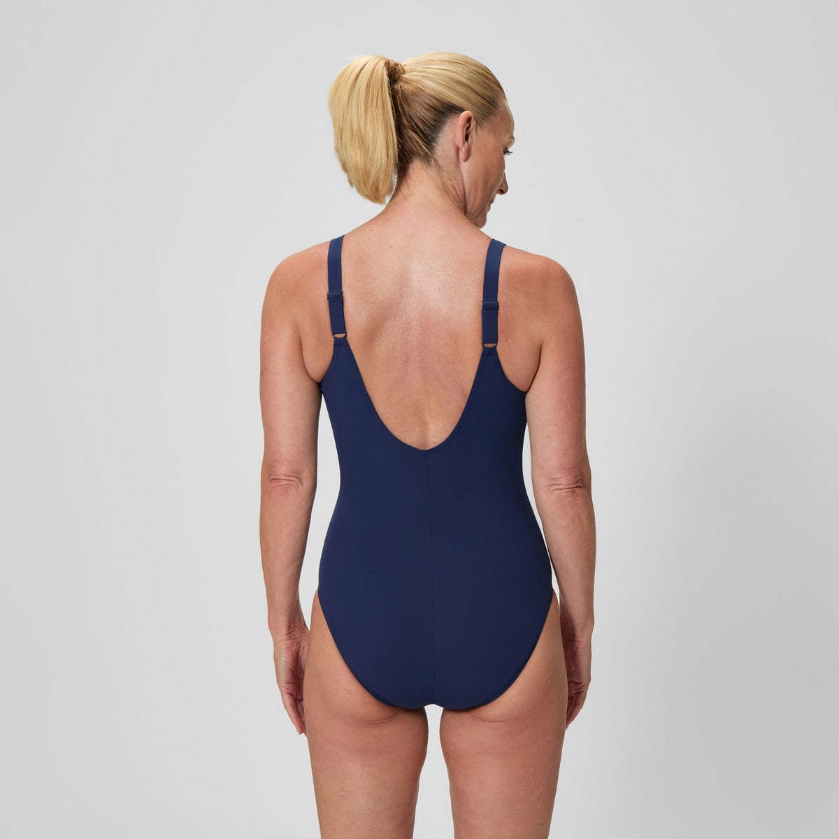 Shaping AquaNite Solid Swimsuit Navy | Speedo