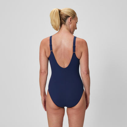 Shaping AquaNite Solid Swimsuit Navy | Speedo