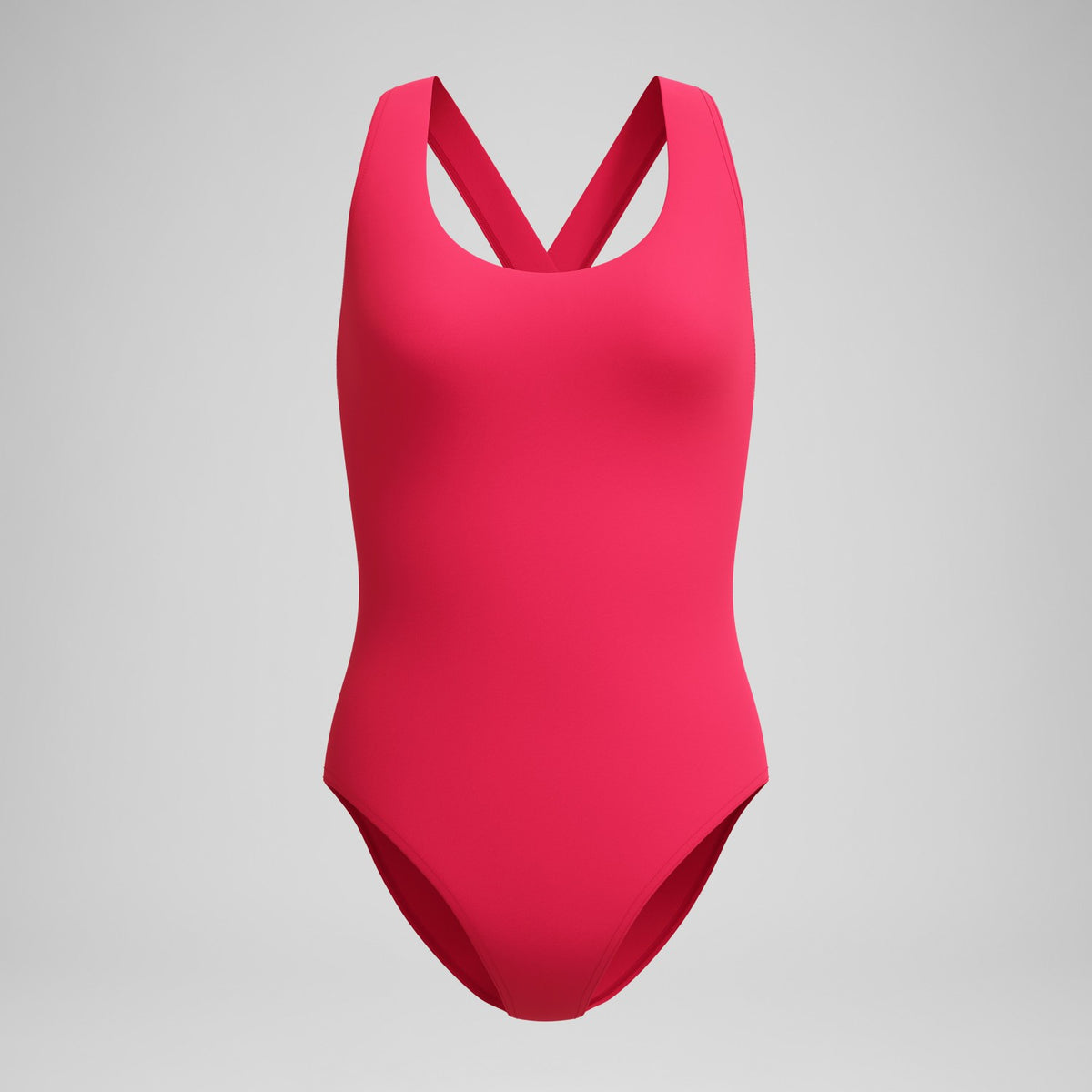 Solid Scoop Neck Swimsuit Ruby | Speedo