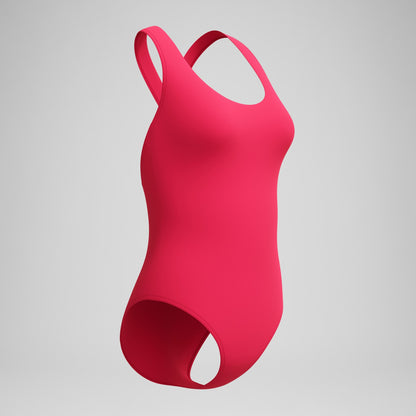 Solid Scoop Neck Swimsuit Ruby | Speedo