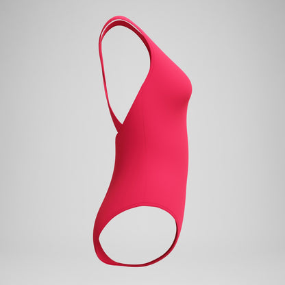 Solid Scoop Neck Swimsuit Ruby | Speedo