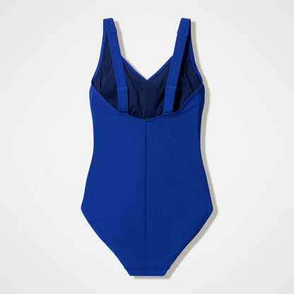 Shirred Contour Swimsuit Blue | Speedo