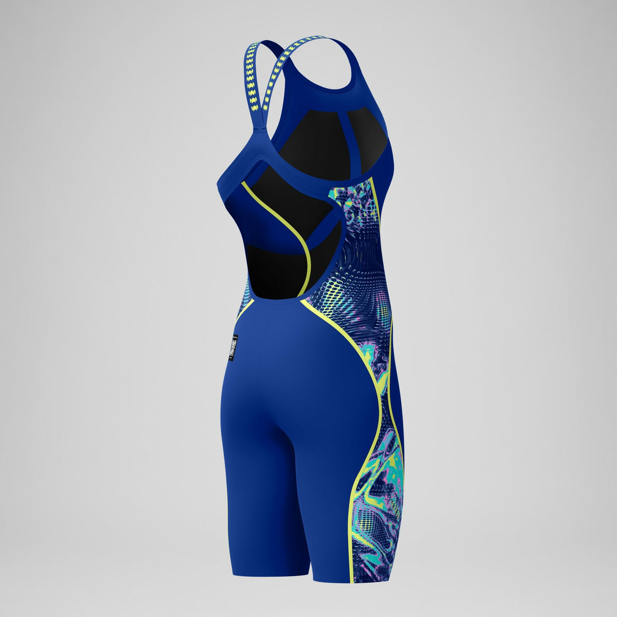 Fastskin LZR Pure Intent 2.0 Openback Kneeskin Navy/Blue/Yello | Speedo
